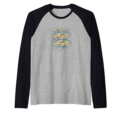 Danish Pride Coat - of arms of Denmark Viking Heritage Camiseta Manga Raglan