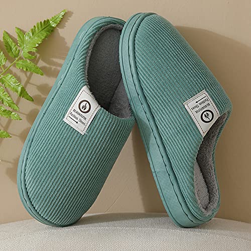 Dasongff Pantuflas de invierno para hombre, de espuma viscoelástica, antideslizantes, para casa o para el hogar, regalo de cumpleaños