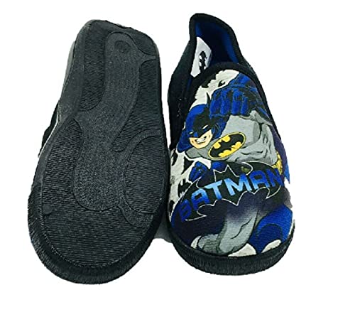 DC Comics Zapatillas Batman para niños, negro, gris, azul., 32 EU