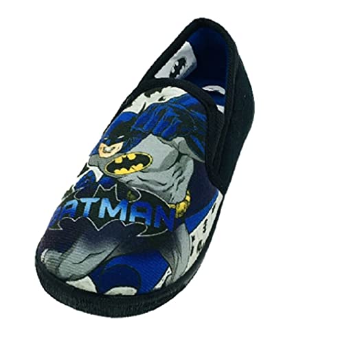 DC Comics Zapatillas Batman para niños, negro, gris, azul., 32 EU