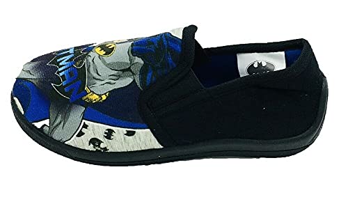 DC Comics Zapatillas Batman para niños, negro, gris, azul., 32 EU