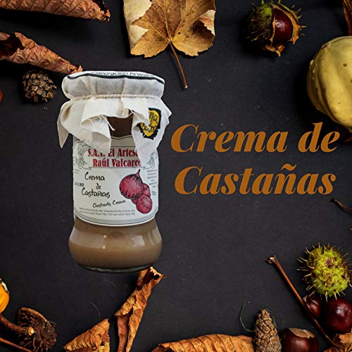 De Lo Nuestro Artesano | Crema de Castañas | Elaborado con Castañas Seleccionadas del Bierzo | 100% Natural | Tarro de 330 g.