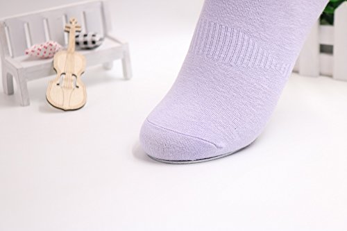 DEBAIJIA 8 Pares Calcetines Cortos Calcetines de Tobilleros Barco Casual Para Mujer Algodón Rico Deporte Gimnasio Transpirable Durable Cómodo