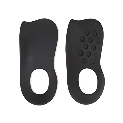 Decdeal Ortesis de Pie Plano Unisex - Plantilla de TPR Ortopédica de Pie Plano Unisex para Pie Plano Piernas En Forma de O Soporte de Arco Zapatos de Fascitis Plantar Almohadilla Ortopédica