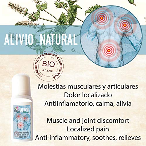 Decolores | Roll On para el Alivio del Dolor Localizado | 50 ml | 100% Natural con Aloe Eco | Acción Inmediata en Articulaciones y Músculos | Cuida tu Salud