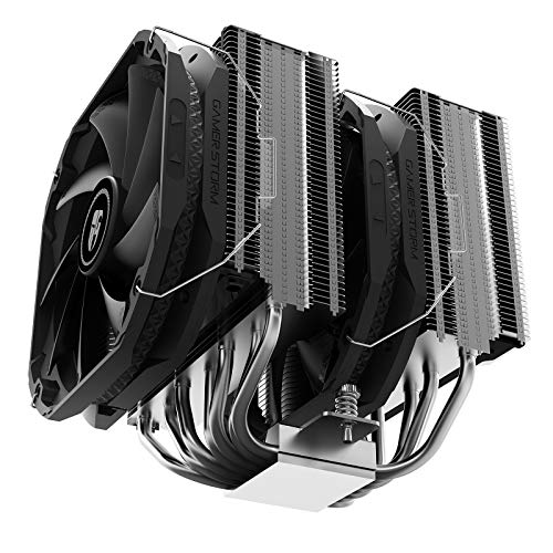 DEEP COOL Assassin III, Disipador de CPU, 7 Tubos del Calor, Doble Torre, Doble CPU Ventiladores de 140 mm, 54 mm de RAM, TDP de 280W,con Tecnología de Nueva Sinterización