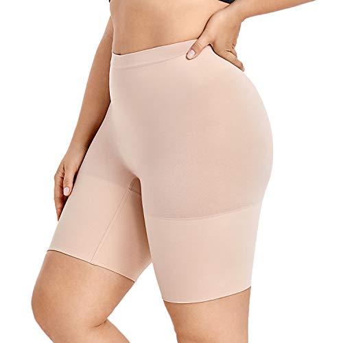 DELIMIRA Pantalones Moldeadores Braguitas Reductoras Adelgazantes Tallas Grandes para Mujer Beige 52-54