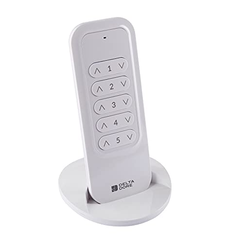 Delta Dore Mando a distancia emisor Tyxia 1700 para el control centralizado de 5 equipos de iluminación, persianas motorizadas o automatismos - Centralización - 6351403