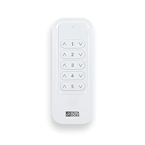 Delta Dore Mando a distancia emisor Tyxia 1700 para el control centralizado de 5 equipos de iluminación, persianas motorizadas o automatismos - Centralización - 6351403