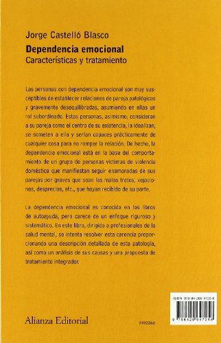 Dependencia emocional: Características y tratamiento (Alianza Ensayo)