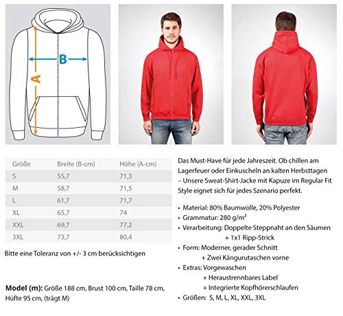 Desconocido Precaución, jubilador. - Pensionistas, jubilaciones, Personas Mayores, Personas activas, Personas con jubilación - Sudadera con Cremallera Rojo rubí S