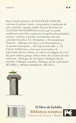 Diálogos cínicos (El libro de bolsillo - Bibliotecas temáticas - Biblioteca de clásicos de Grecia y Roma)