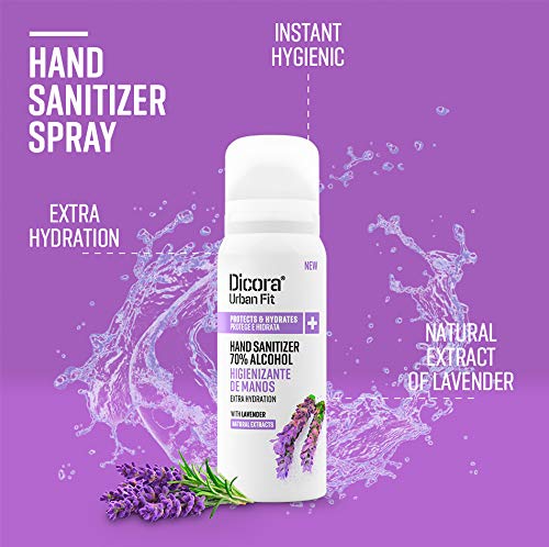 Dicora Urban Fit Spray Limpiador de Manos Lavanda 75 ml