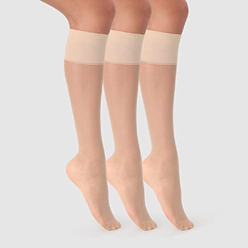 Dim Beauty Resist Calcetines, 20 DEN, Beige (Capri 2m4), Talla única (Talla del Fabricante: 35/41) (Pack de 6) para Mujer