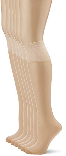 Dim Beauty Resist Calcetines, 20 DEN, Beige (Capri 2m4), Talla única (Talla del Fabricante: 35/41) (Pack de 6) para Mujer