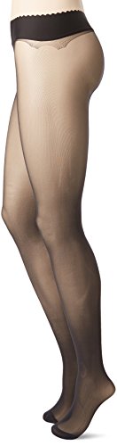 Dim Body Touch Panty Nude Sensation sin Costuras Medias, 30 DEN, Negro (Negro 127), Medium (Tamaño del Fabricante:4) para Mujer