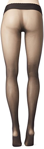 Dim Body Touch Panty Nude Sensation sin Costuras Medias, 30 DEN, Negro (Negro 127), Medium (Tamaño del Fabricante:4) para Mujer