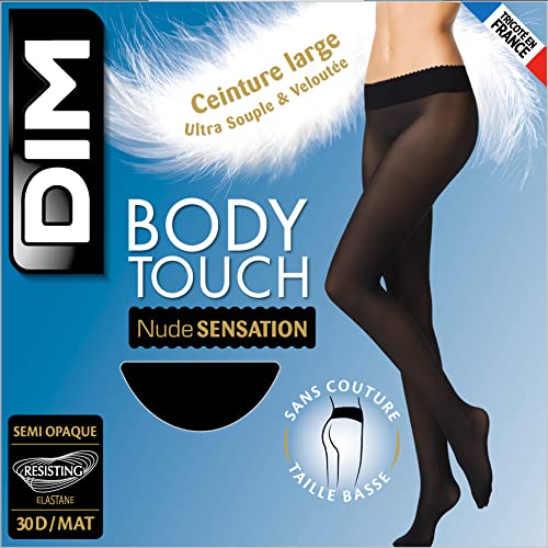 Dim Body Touch Panty Nude Sensation sin Costuras Medias, 30 DEN, Negro (Negro 127), Medium (Tamaño del Fabricante:4) para Mujer