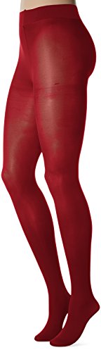 DIM Style Panty Opaco Mate 50D Medias, 40 DEN, Rojo (Rojo Intense 7SR), Medium (Tamaño del fabricante:3) para Mujer