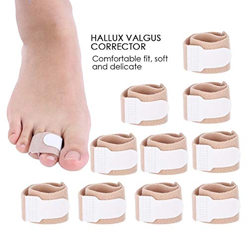 Dingln Los Dedos Pulgar 10pcs Hallux Valgus Corrector Separador Juanete Ajustador Ortopédicos Los Apoyos