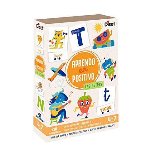 Diset - Aprendo en positivo Las Letras - Juego educativo a partir de 4 años