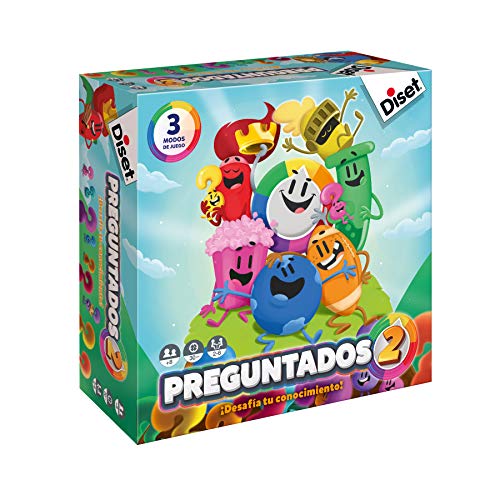 Diset - Preguntados 2 - Juego de mesa familiar a partir de 8 años