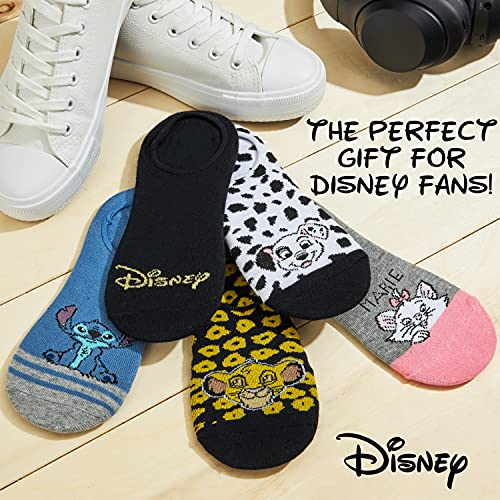 Disney Calcetines Tobilleros Mujer, Pack de 5 Pares de Calcetines Invisibles Mujer, Regalos Originales Para Mujer