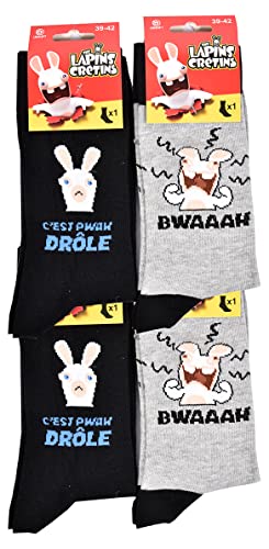 Disney socks - Medias de fútbol - para hombre Multicolor Pack de 10 modèle ( 40/46 EU), Homme