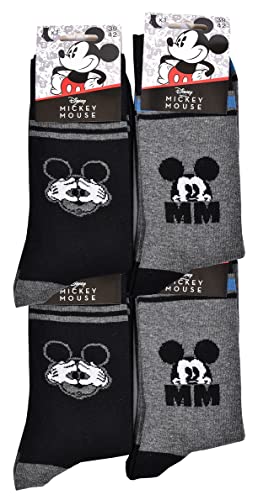 Disney socks - Medias de fútbol - para hombre Multicolor Pack de 10 modèle ( 40/46 EU), Homme