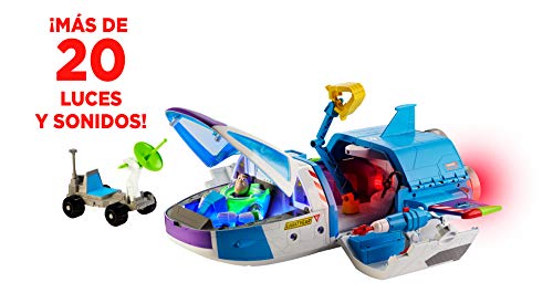 Disney Toy Story 4 Nave Espacial Buzz Lightyear, juguetes niños + 3 años (Mattel GJB37)