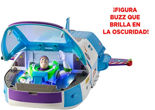 Disney Toy Story 4 Nave Espacial Buzz Lightyear, juguetes niños + 3 años (Mattel GJB37)