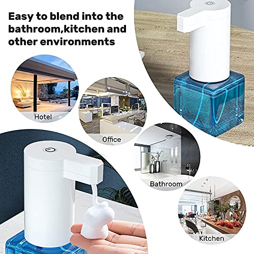 Dispensador de Jabón Automático,260ML Dispensador Automático con Sensor Infrarrojo, para Lavar Las Manos sin Contacto Baño, Cocina, Oficina, Escuela, Hotel