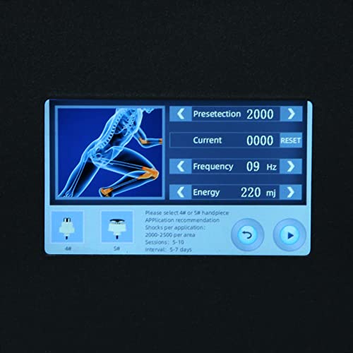 Dispositivo de Terapia de Ondas de Choque, Máquina de Terapia de Ondas de Choque Profesional Máquina de Tratamiento de la Circulación Sanguínea Promoción de la Disfunción Eréctil(#2)