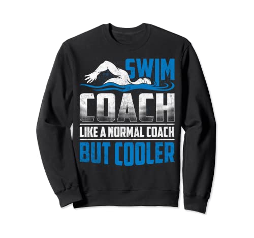 Divertida Natación Entrenador Definición Natación Entrenador Novedad Sudadera