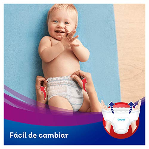 Dodot Pañales Bebé Activity Pants Talla 5 (12-17 kg), 120 Pañales + 1 Pack de 48 Toallitas Dodot Aqua Pure de Regalo