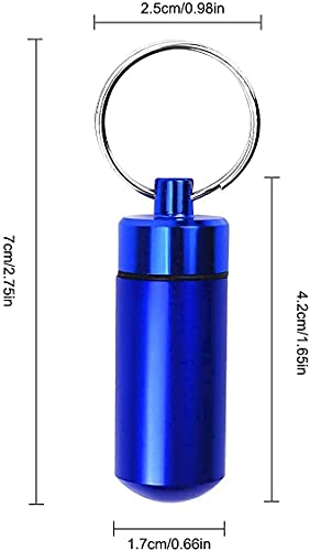 DOIMGITO/Pastillero XL semanal (NEGRO) + Pastillero portátil / 7 Días XL Grande Organizador de Medicamentos 1 toma diaria con 7 Compartimentos/Pastillero llavero, Pastillero de Bolsillo Diario