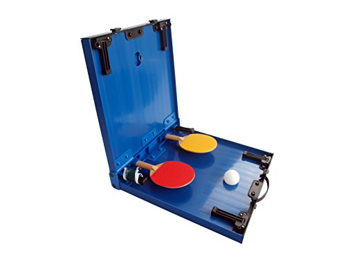 Donic-Schildkröt Mini Mesa de Tenis de Mesa, con 2 Raquetas y 1 Pelota, Plegable en un Maletín, 838576