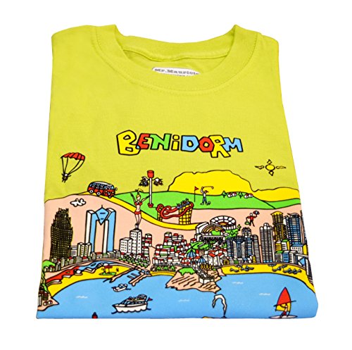 DONSOUVENIR Camiseta NIÑO Benidorm (5-6, Pistachio)