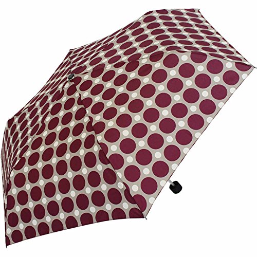 Doppler Paraguas de bolsillo para mujer, superpequeño, resistente a las tormentas, Havanna Tango, morado, 90 cm, Super mini paraguas con abridor manual.