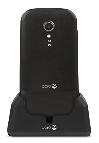 Doro 2404 2.4" 100g Negro Característica del teléfono - Teléfono móvil (Concha, SIM Doble, 6,1 cm (2.4"), 0,3 MP, 1000 mAh, Negro)