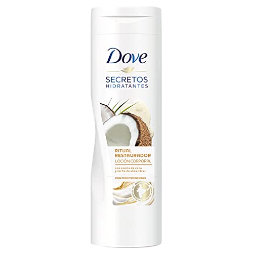 Dove Loción con Aceite de Coco y Almendras - 3 Paquetes de 400 ml - Total: 1200 ml