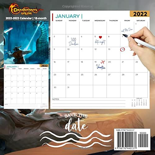 Drakensang Online: OFFICIAL 2022 Calendar - Video Game calendar 2022 - Drakensang Online -18 monthly 2022-2023 Calendar - Planner Gifts for boys ... games Kalendar Calendario Calendrier). 1