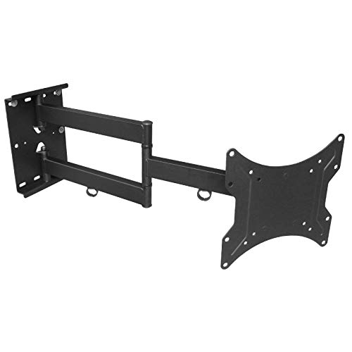 DRALL INSTRUMENTS Soporte Universal para TV de Pared para 16-40 Pulgadas (39,6-101,6 cm) - Extensible hasta 65 cm inclinable - Soporte para TV LCD LED 3D HD Plasma - VESA 100 200 Negro Modelo: L22B