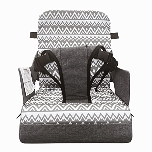 Dreambaby Asiento elevador portatil para niños On-the-Go - Con compartimentos para almacenamiento y cinta para colgar - modelo G6040