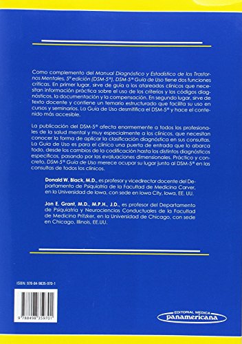 DSM-5. Guia de uso: DSM-5® El Complemento Esencial del Manual Diagnóstico y Estadístico de los Trastornos Mentales