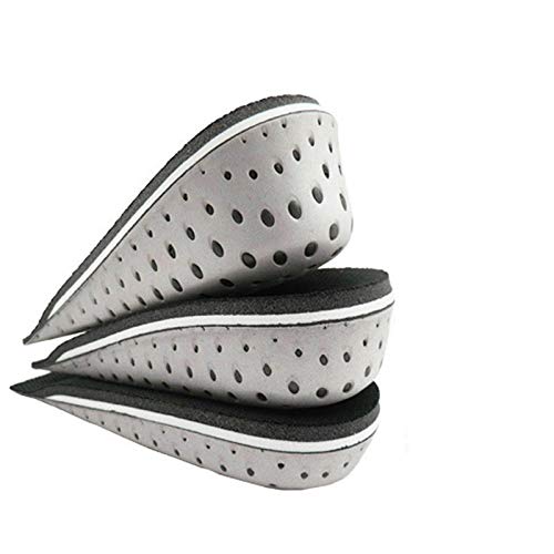 Ducomi Plantillas Elevadoras Hombre y Mujer - Plantilla Elevadora Acolchadas para Zapatos Amortiguadoras, Cómodas, Antibacteriana y Flexibles - Hasta 4,3 cm Mas de Altura - Unisex (4,3 cm)