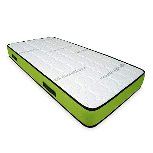 Duérmete Online Duérmete-Colchón Artiflex HR para Cama Articulada (Cara Invierno-Verano diferenciadas) Fabricado en ESPAÑA, Muy Transpirable, 80x180