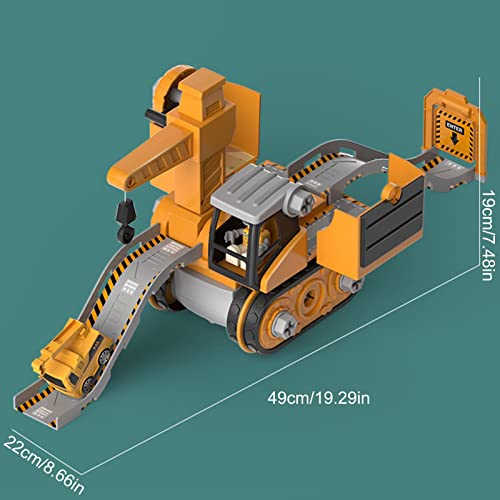 duhe189014 Juguetes para vehículos Desmontables, Juguetes de construcción, Camiones de Juguete, Juguetes para Coches de ingeniería, Juego de excavadoras para Jugar, Regalo para niños