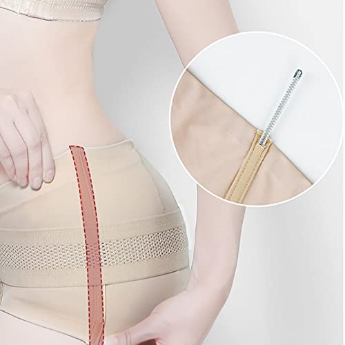 DXDUI Cinturón Soporte Pélvico para Mujer Soporte para Cadera Cinturón Sacro Cómodo Antideslizante Marco Acero Suave para Ciática Lumbar Alivio Nervio Corrección Cadera Recuperación Posparto,Flesh,XL