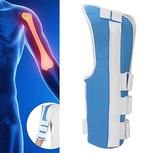 DYHQQ Ortesis de Hombro - Férula para Fractura del Eje humeral Moldeada para la Parte Superior del Brazo, el Hombro, el bíceps y el húmero Rotos, se Adapta a Ambos Brazos y Unisex,S